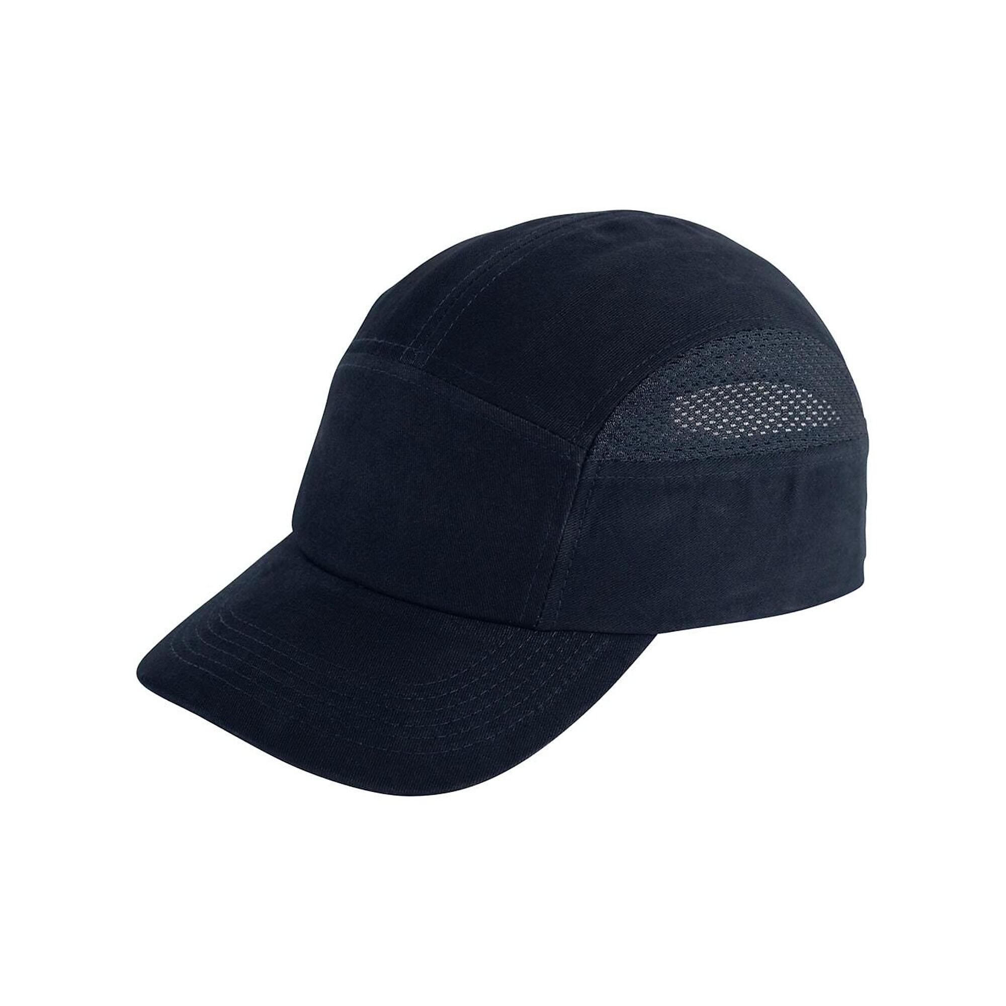 Bullhead Safety, Navy Blue Baseball Style Bump Cap - 6 Each, Model# HH-H1-B